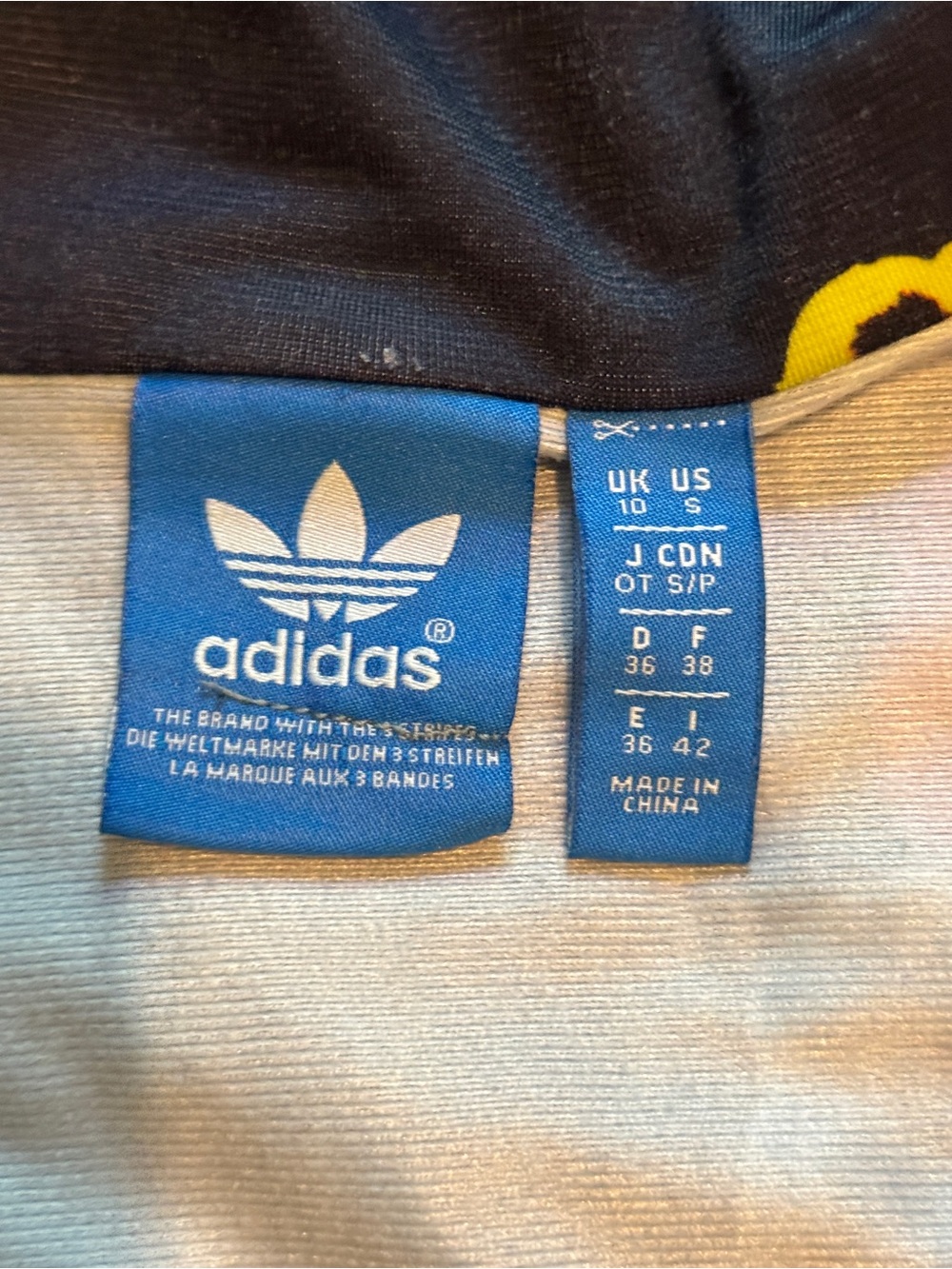 Adidas Originals Women’s Black Floral Track Jacket - Picture 3 of 4